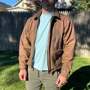 Men’s Filson bomber cover cloth jacket size M